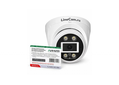 Камера видеонаблюдения Линия 4Mp OEM Dome + Линия IP (1 активация)