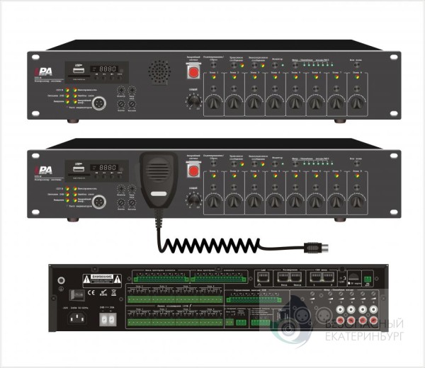 Контроллер системы оповещения LPA-DUO-M для систем оповещения и музыкальной трансляции