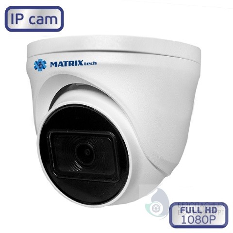 Камера видеонаблюдения MATRIX MT-DM2.0IP20X PoE DUAL-LED PRO audio (2,8mm)